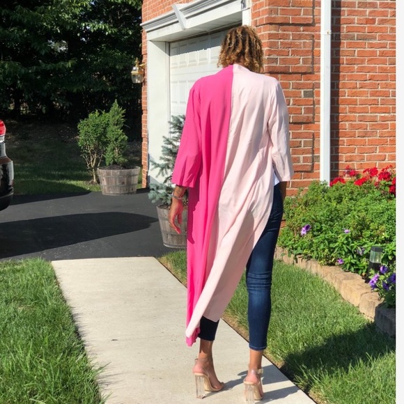 Pink-ish duster - Picture 2 of 3